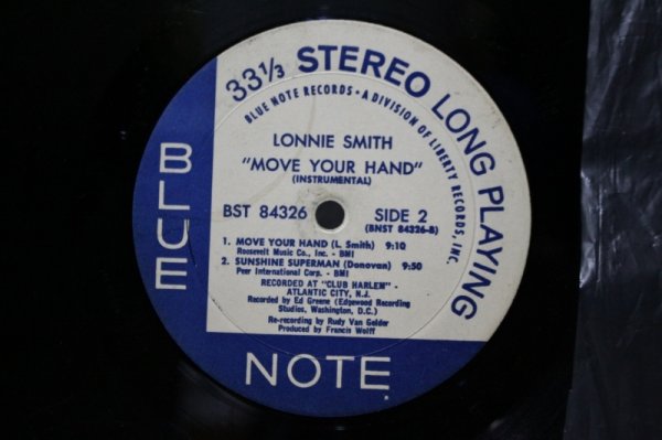 画像3: Lonnie Smith / Move Your Hand / 盤面スレ多くズルズル (3)