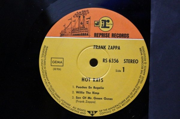 画像3: Frank Zappa / Hot Rats (3)