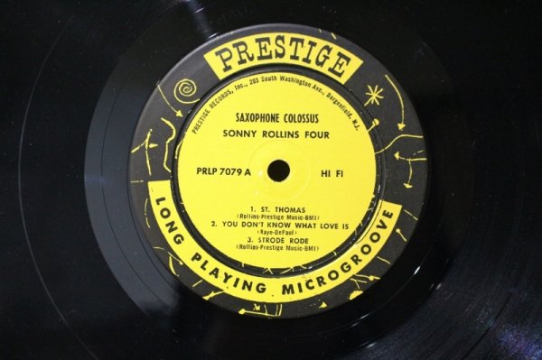 画像4: Sonny Rollins / Saxophone Colossus / Repress / 針飛び補修 (4)