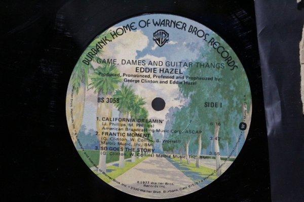 画像3: Eddie Hazel / Game, Dames And Guitar Thangs / 盤面スレ多くズルズル (3)