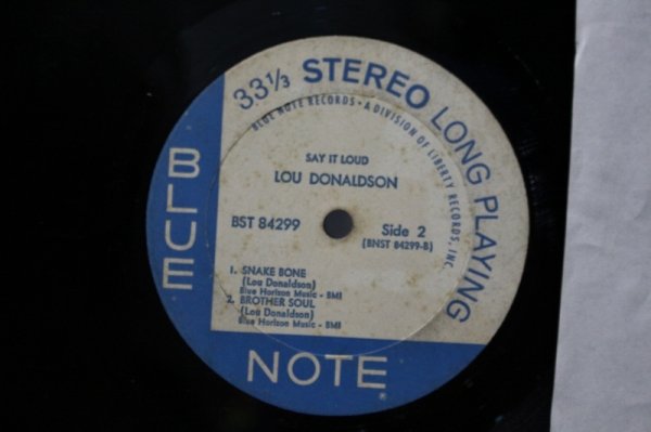 画像3: Lou Donaldson / Say It Loud! / 盤面スレ多くズルズル (3)