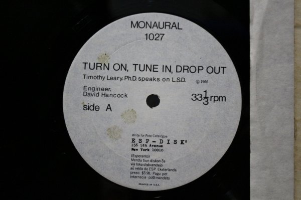 画像3: Timothy Leary, Ph.D. / Turn On, Tune In, Drop Out (3)