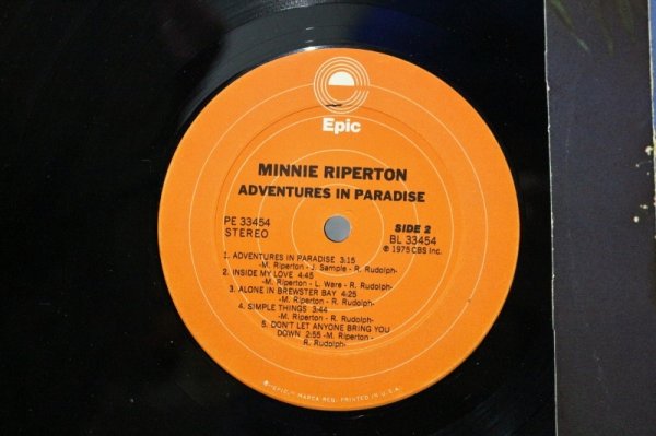 画像3: Minnie Riperton / Adventures In Paradise / スレ多 (3)