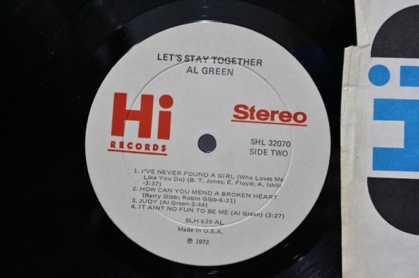 画像3: Al Green / Let's Stay Together (3)