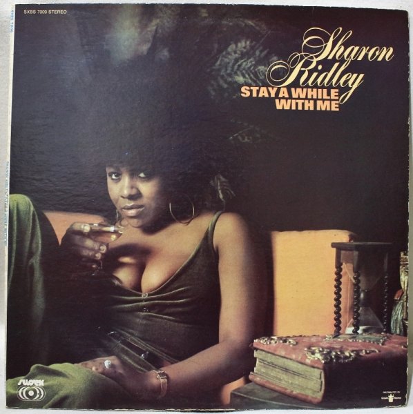 画像1: Sharon Ridley / Stay A While With Me / 盤面スレ多 (1)