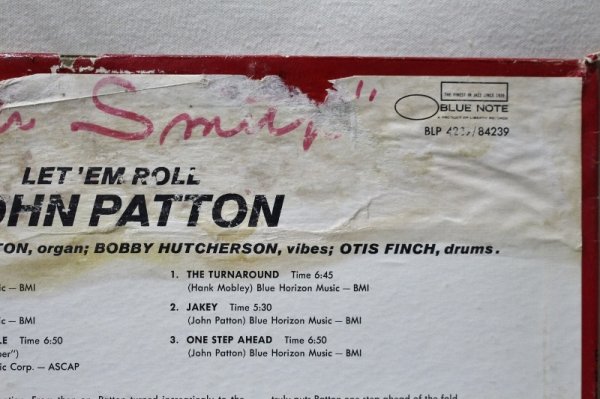 画像12: Big John Patton / Let 'Em Roll / Mono (12)