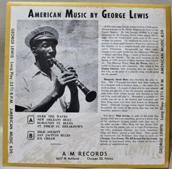画像1: George Lewis / American Music By George Lewis / 10" (1)