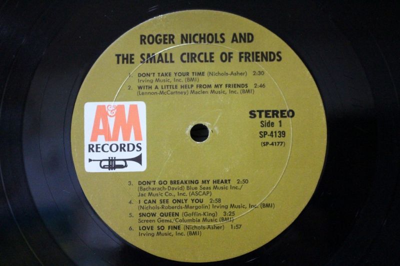 ROGER NICHOLS & THE SMALL CIRCLE OF FRIENDS   BLUESOUL RECORDS