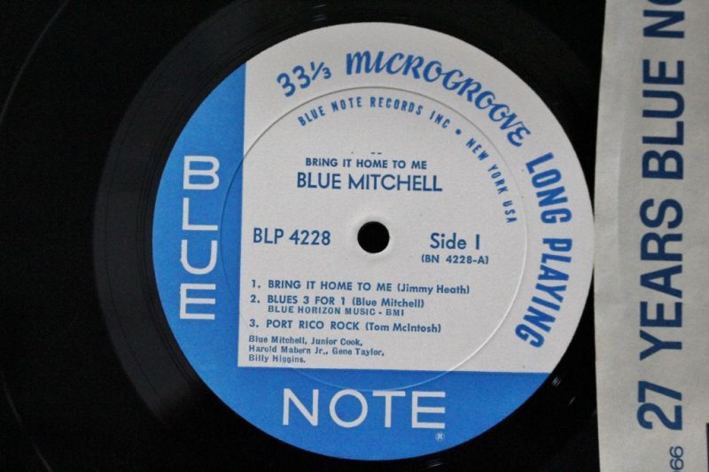 BLUE MITCHELL/BRING IT HOME TO ME - BLUESOUL RECORDS