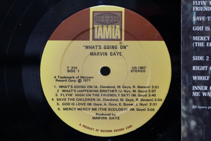 MARVIN GAYE/WHAT'S GOING ON - BLUESOUL RECORDS