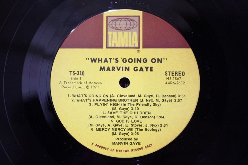 MARVIN GAYE / WHAT'S GOING ON - BLUESOUL RECORDS