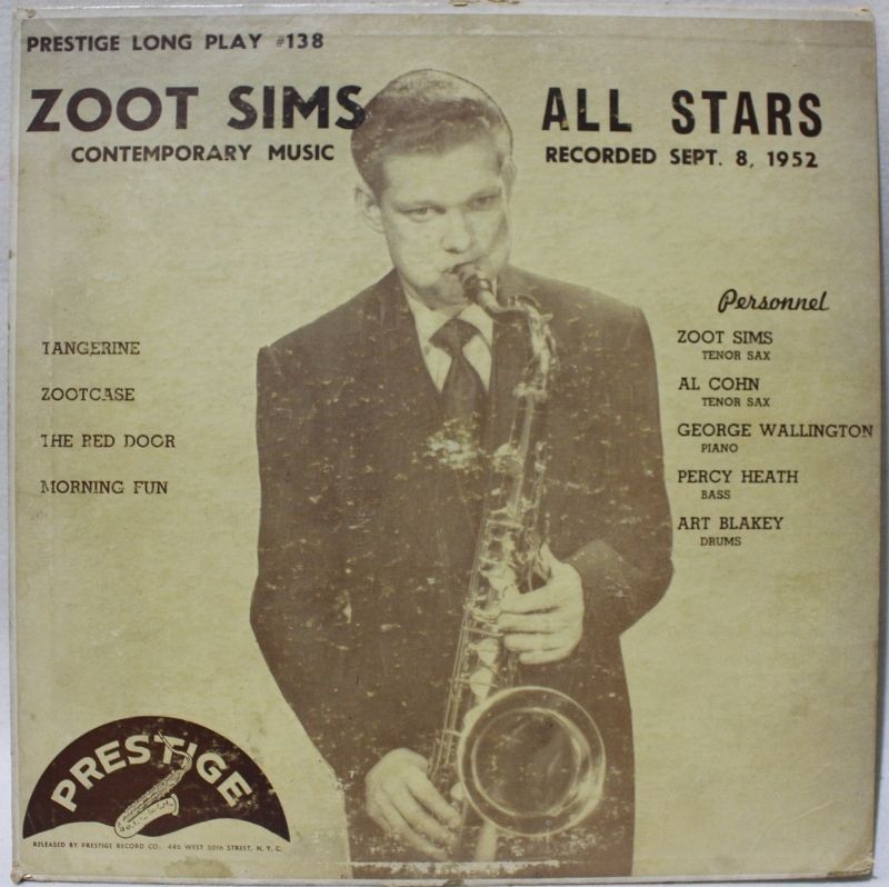 ZOOT SIMS / ALL STARS / 10 INCH - BLUESOUL RECORDS