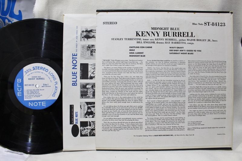 KENNY BURRELL MIDNIGHT BLUE BLUESOUL RECORDS