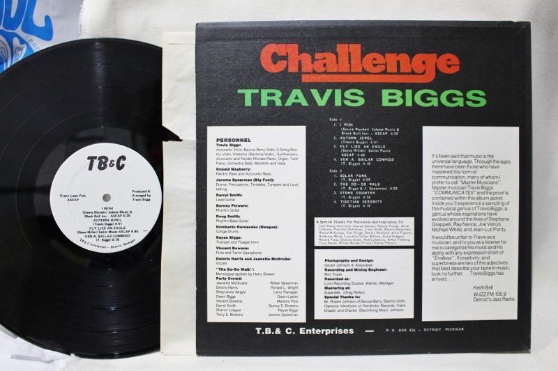 TRAVIS BIGGS / CHALLENGE - BLUESOUL RECORDS