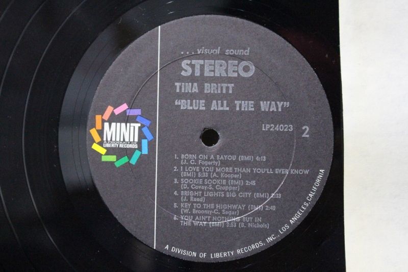 US盤 Tina Britt / Blue All The Way (LP) - 洋楽