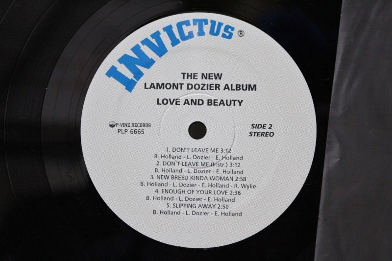 The New Lamont Dozier Album Love And Beauty P Vine Bluesoul Records 0937