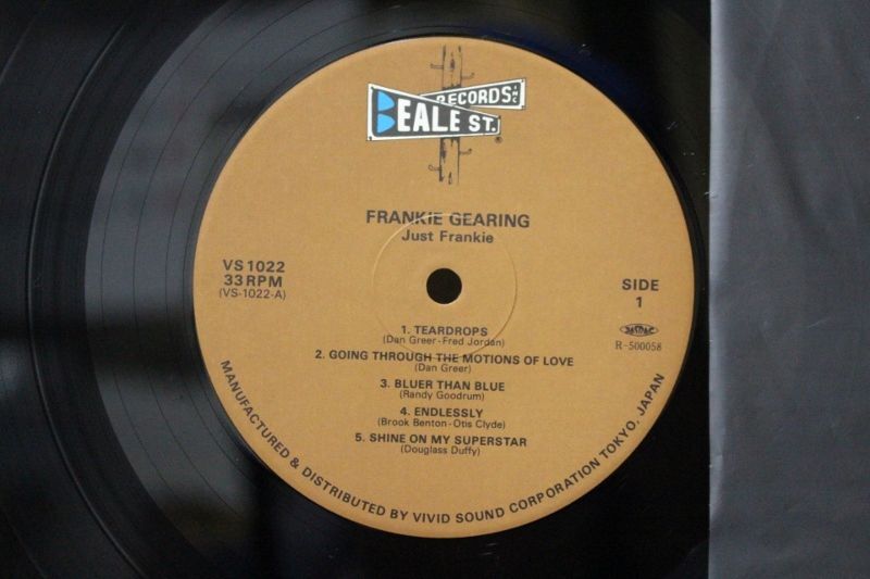 Frankie Gearing【Just Frankie 】VS-1022 美品 - 洋楽