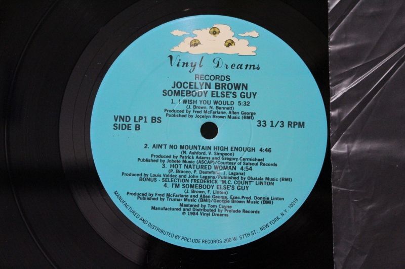 Jocelyn Brown / Somebody Else's Guy - BLUESOUL RECORDS