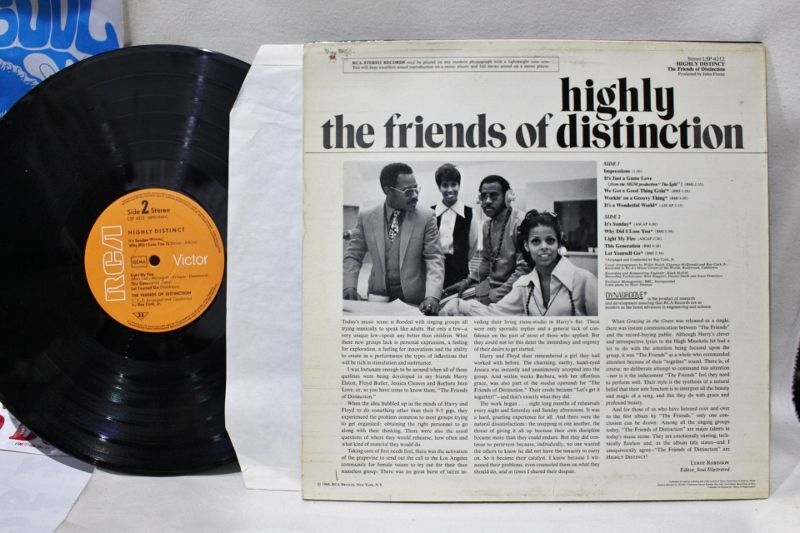 The Friends Of Distinction / Highly Distinct - BLUESOUL RECORDS