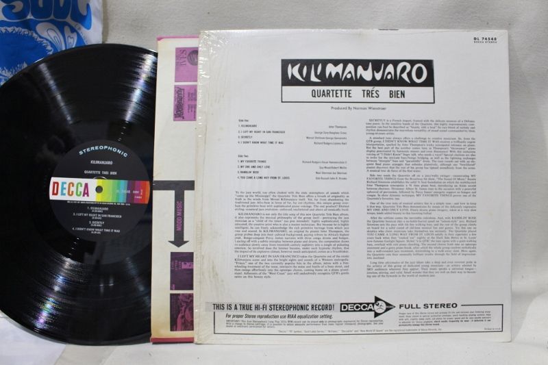 Quartette Tres Bien / Kilimanjaro - BLUESOUL RECORDS