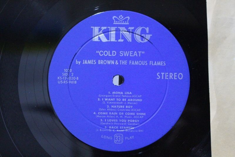 James Brown And The Famous Flames Cold Sweat Bluesoul Records 