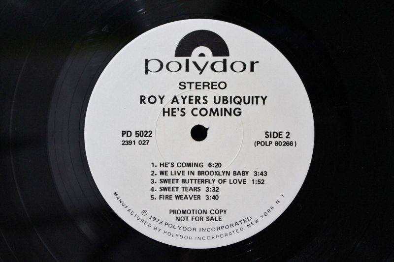 最大67%OFFクーポン Roy Ayers Ubiquity He's Coming レコード LP yes