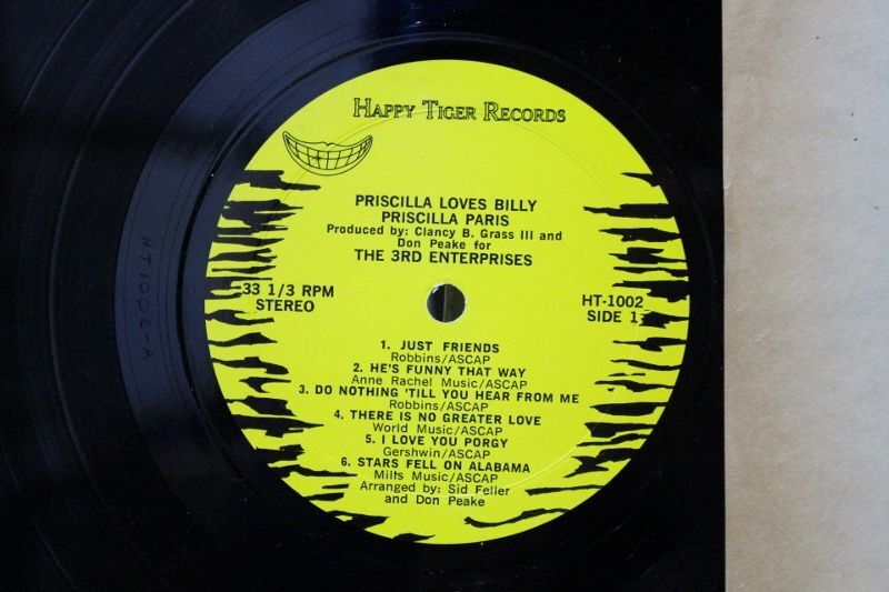 ◇ PRISCILLA PARIS Loves Billy ◇ Happy Tiger HT 1002 ◇-