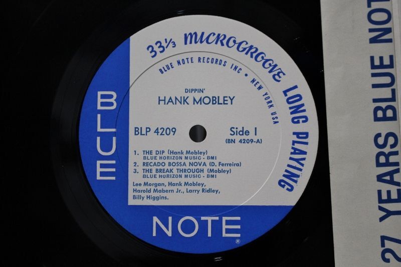 Hank Mobley / Dippin' / Mono - BLUESOUL RECORDS