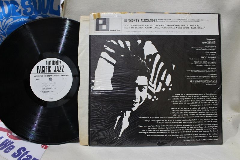 Monty Alexander / Alexander The Great / Promo White Label - BLUESOUL RECORDS